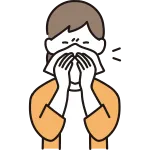Woman Blowing Her Nose SVG Icon
